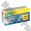 Tűzőkapocs RAPID Strong 10/4 horganyzott 1000 darabos