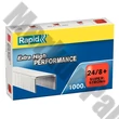 Tűzőkapocs RAPID Superstrong 24/8+ horganyzott 1000 darabos