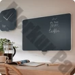Üvegtábla LEITZ Cosy mágneses  80x60 cm bársonyszürke