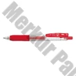 Zseléstoll ZEBRA Sarasa Retractable nyomógombos 0,5 mm piros