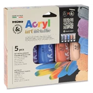 Akrilfesték készlet PRIMO neon 5x75 ml Akrilfesték készlet PRIMO neon 5x75 ml