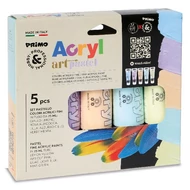 Akrilfesték készlet PRIMO pasztell 5x75 ml Akrilfesték készlet PRIMO pasztell 5x75 ml