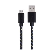 Adatkábel HAMA Micro USB szövet 1m fekete Adatkábel HAMA Micro USB szövet 1m fekete