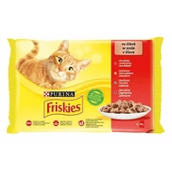 Állateledel alutasakos PURINA Friskies macskáknak csirke-marha-bárány-kacsa 4x85 g Állateledel alutasakos PURINA Friskies macskáknak csirke-marha-bárány-kacsa 4x85 g