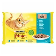Állateledel alutasakos PURINA Friskies macskáknak lazac-tonhal-tőkehal-szardínia 4x85 g Állateledel alutasakos PURINA Friskies macskáknak lazac-tonhal-tőkehal-szardínia 4x85 g