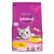 Állateledel száraz WHISKAS macskáknak csirkeússal májas falatkákkal 300 g Állateledel száraz WHISKAS macskáknak csirkeússal májas falatkákkal 300 g