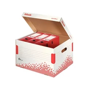 Archiváló konténer iratrendezőnek ESSELTE Speedbox 392x301x334 mm felfele nyíló tetővel fehér Archiváló konténer iratrendezőnek ESSELTE Speedbox 392x301x334 mm felfele nyíló tetővel fehér