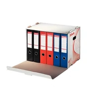 Archiváló konténer iratrendezőnek ESSELTE 525x338x306mm előre nyíló tetővel fehér Archiváló konténer iratrendezőnek ESSELTE 525x338x306mm előre nyíló tetővel fehér