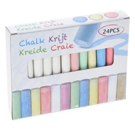 Aszfaltkréta fehér+színes 24 darabos Aszfaltkréta fehér+színes 24 darabos