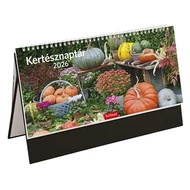 Asztali naptár képes TOPTIMER T054 álló fehér lapos Kertész fekete 2026.