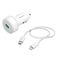 Autós töltő HAMA Lightning/USB-C 20W Autós töltő HAMA Lightning/USB-C 20W