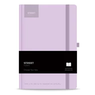 Notesz vonalas STREET Casual A/5 96 lapos gumis keményfedelű pasztell lila Notesz vonalas STREET Casual A/5 96 lapos gumis keményfedelű pasztell lila