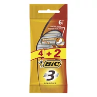 Borotva BIC 3 Sensitive férfi 3 pengés 4+2 darab/bliszter Borotva BIC 3 Sensitive férfi 3 pengés 4+2 darab/bliszter