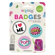 Cserélhető matrica OXY táskára 3 darabos Crazy