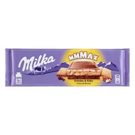 Csokoládé MILKA MMMax Kakaós alpesi tejcsokoládé-Kekszes 300 g Csokoládé MILKA MMMax Kakaós alpesi tejcsokoládé-Kekszes 300 g