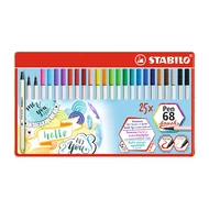Ecsetfilc STABILO Pen 68 Brush 25  darabos fémdobozban Ecsetfilc STABILO Pen 68 Brush 25  darabos fémdobozban