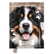 Emlékkönyv JUNIOR Doggy szív alakú lakattal Emlékkönyv JUNIOR Doggy szív alakú lakattal