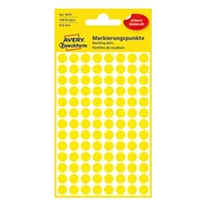 Etikett AVERY 3013 jelölőpont 8mm sárga 416 darabos Etikett AVERY 3013 jelölőpont 8mm sárga 416 darabos