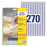 Etikett AVERY L4730REV-25 17,8x10mm visszaszedhető 6750 címke/doboz 25 ív/doboz Etikett AVERY L4730REV-25 17,8x10mm visszaszedhető 6750 címke/doboz 25 ív/doboz