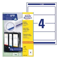 Etikett AVERY L4761-100 192x61 mm fehér iratrendezőcímke 400 címke/doboz 100 ív/doboz Etikett AVERY L4761-100 192x61 mm fehér iratrendezőcímke 400 címke/doboz 100 ív/doboz