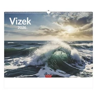 Falinaptár TOPTIMER T093 420x310mm fekvő Vizek 2026.