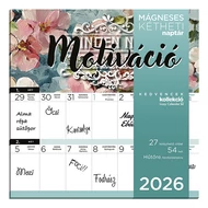Falinaptár mágneses LIZZY CARD 220x220mm 2 hetes Motiváció 2026.