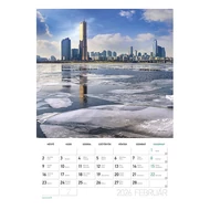 Falinaptár spirálozott  LIZZY CARD B/4 álló Világvárosok 2026.