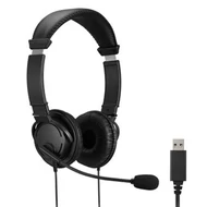 Fejhallgató KENSINGTON mikrononos USB-A csatlakozóval Fejhallgató KENSINGTON mikrononos USB-A csatlakozóval