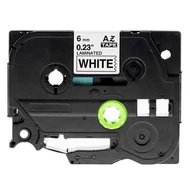 Feliratozó szalag BROTHER TZe-211 6mmx8m laminált fehér alapon fekete írásszín Feliratozó szalag BROTHER TZe-211 6mmx8m laminált fehér alapon fekete írásszín