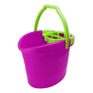 Felmosó vödör BONUS csavarókosárral 18L lila-zöld Felmosó vödör BONUS csavarókosárral 18L lila-zöld