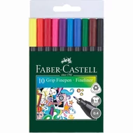 Filctoll FABER-CASTELL Grip 0,4 mm 10 darabos Filctoll FABER-CASTELL Grip 0,4 mm 10 darabos