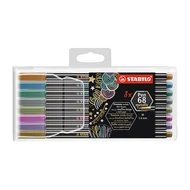 Filctoll STABILO Pen 68 metallic  8 darabos