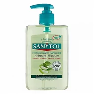 Folyékony szappan SANYTOL antibakteriális zöld tea és aloe vera 250ml Folyékony szappan SANYTOL antibakteriális zöld tea és aloe vera 250ml