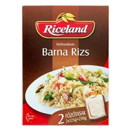 Főzőtasakos rizs RICELAND Barna 2x125 g