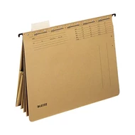 Függőmappa gyorsfűző szerkezettel LEITZ Alpha A/4 kombi karton natúr 25 darabos Függőmappa gyorsfűző szerkezettel LEITZ Alpha A/4 kombi karton natúr 25 darabos