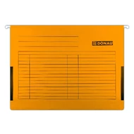 Függőmappa oldalvédelemmel DONAU A/4 karton narancssárga 25 darabos