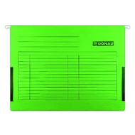 Függőmappa oldalvédelemmel DONAU A/4 karton zöld 25 darabos