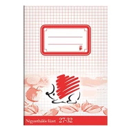 Füzet kockás ICO Süni A/5 27-32 32 lapos