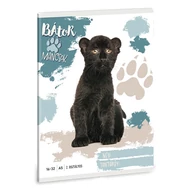 Füzet vonalas ARS UNA A/5 32 lapos 16-32 2. osztályos Bátor mancsok-Fekete párduc Füzet vonalas ARS UNA A/5 32 lapos 16-32 2. osztályos Bátor mancsok-Fekete párduc