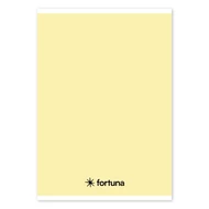 Füzet vonalas FORTUNA Monocolor A/5 32 lapos 21-32 pasztell sárga