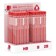 Grafitceruza display ICO Süni háromszög HB,B,2B 184 darabos Grafitceruza display ICO Süni háromszög HB,B,2B 184 darabos