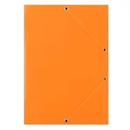 Gumis mappa DONAU A/4 karton narancssárga