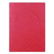 Gumis mappa DONAU A/4 prespán piros