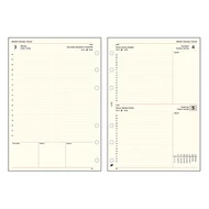 Gyűrűs kalendárium betét SATURNUS L312 napi sárga lapos 2026. Gyűrűs kalendárium betét SATURNUS L312 napi sárga lapos 2026.