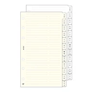 Gyűrűs kalendárium betét SATURNUS L315/F telefonregiszter fehér lapos Gyűrűs kalendárium betét SATURNUS L315/F telefonregiszter fehér lapos