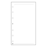 Gyűrűs kalendárium betét SATURNUS M325/F sima jegyzetlap fehér lapos