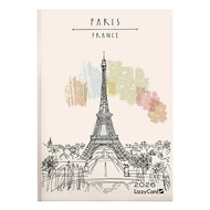 Határidőnapló LIZZY CARD B/6 heti keménytáblás Paris 2026.