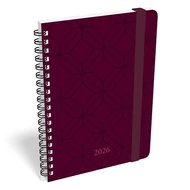 Határidőnapló LIZZY CARD B/6 heti spirálozott gumis Perfect 2026.