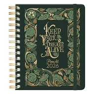 Határidőnapló PLANALL Midi B/6 heti spirálos keményfedelű gumis Green 2026. Határidőnapló PLANALL Midi B/6 heti spirálos keményfedelű gumis Green 2026.