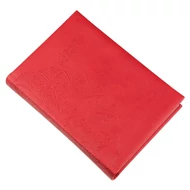 Határidőnapló REALSYSTEM Librobello B/6 napi fehér lapos piros 2026.